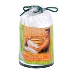 Вафельная накидка для мужчин, белая, 145х60см "Банные штучки" / 18