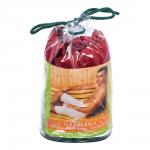 Вафельная накидка для мужчин, красная, 145х60 см Банные штучки  /18