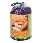 Вафельная накидка для мужчин, фиолетовая, 145х60 см Банные штучки /9