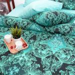 Наволочка бязь 200932 Калипсо основа 2 зеленый в упаковке 2 шт