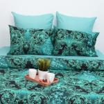 Наволочка бязь 200932 Калипсо основа 2 зеленый в упаковке 2 шт