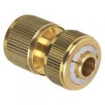 INBLOOM PROF+ Коннектор c аквастопом для шланга d1/2", латуньMY-302