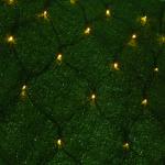 INBLOOM Гирлянда эл.,  сеть на солн. батарее 96LED, 1, 5х1, 5 м, шампань, 2 реж,  ПВХ зел, 2V120Ma,  1.2V800mA