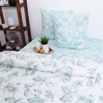 Наволочка бязь 11624/1 Грин основа в упаковке 2 шт 70/70