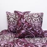 Наволочка бязь 198584 Гранд основа 4 бордовый в упаковке 2 шт