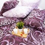 Наволочка бязь 198584 Гранд основа 4 бордовый в упаковке 2 шт