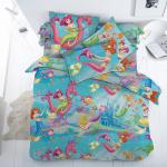 Наволочка бязь детская 13062/1 Русалочки упаковка 2 шт 70/70 см