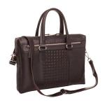 Деловая сумка Lakestone Bramley Brown из кожи для ноутбука