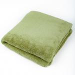 Плед "Короткий мех", хакки, 220*240 см                             (no-100167)