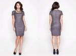Платье жен. серый 65%ПЭ/35%Вискоза