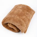 Плед "Короткий мех", коричневый, 220*240 см                             (no-100161)