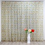 Тюль "Магнолия"-1, желтый                             (T.Mg-5-2)