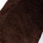 Плед "Короткий мех", шоколадный, 220*240 см                             (no-100168)