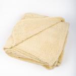 Плед "Короткий мех", бежевый, 220*240 см                             (no-100159)