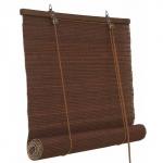 Бамбуковая рулонная штора "Нагоя", коричневый, 100 см-A                             (u-7004-100-A)