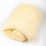 Плед "Короткий мех", кремовый, 220*240 см                             (no-100163)