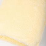 Плед "Короткий мех", кремовый, 220*240 см                             (no-100163)