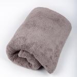 Плед "Короткий мех", серый, 220*240 см                             (no-100164)