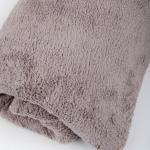 Плед "Короткий мех", серый, 220*240 см                             (no-100164)