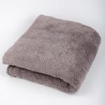 Плед "Короткий мех", серый, 220*240 см                             (no-100164)