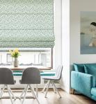 Римская штора макси "Idris Lico", бирюзовый (jade)                             (df-200476-gr)