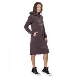 *Платье из футера Еpoch of knitwear  ФП1357П1 коричневый