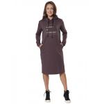 *Платье из футера Еpoch of knitwear  ФП1357П1 коричневый