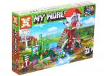 1027 КОНСТРУКТОР MY WORLD "ОСТРОВ ПАНДЫ" 243+ ДЕТАЛИ (ZLY-00112-60-10-96)(ZLY-00916-62-13-96)