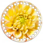 *Круг 15 см. Георгин