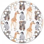 *Круг 15 см. Животные