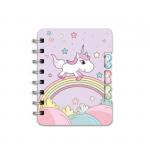 Записная книжка Единорог на спирали 60 л.
