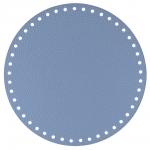 Дно для сумки круглое 20 см. Джинс