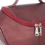 Бьюти-кейс жен натуральная кожа Варвара-162-3,  1отд,  вишневый флотер металлик (4458)  234173