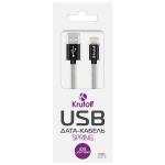 Кабель USB Lightning Krutoff Spring (1m) черный