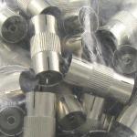 OXION антенный переходник (гнездо-гнездо) металлическое, пакет 10 шт. (OX-ADPF006PB)