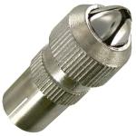 OXION гнездо антенное металлическое, пакет 10 шт. (OX-SKTF02PB)