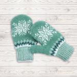 Варежки детские разноцветный (мал.)