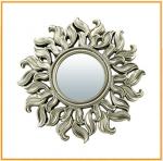 QWERTY Зеркало декоративное "Реймс", золото, 25 см, D зеркала 9 см /24