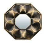 QWERTY Зеркало декоративное "Руан", бронза, 25 см, D зеркала 10см /24