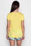 Блузка-топ жен. желтый 50%ПЭ/50%Вискоза