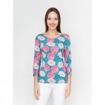 Джемпер жен.арт.193-11, изумрудно-розовый