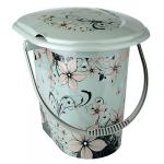 Акция5% Ведро-туалет пластмассовое "Парма" 17л, 40х36х38см (Россия)