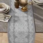 Дорожка столовая "Изабель"-сер. 45*150 см хлопок 100%