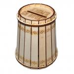 Копилка деревянная "Деньги на бочку"