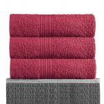 Бордовая 180х210 Простыня Махровая BAYRAMALY