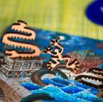 Деревянный пазл DAVICI 7-01-28-125 Купание разноцветного дракона