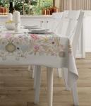 Скатерть диагональ 145х180 "Mia Cara" Камелия 30262 вид 3 (цифровая печать)