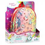 !Набор для творчества ORIGAMI 5649 Рюкзак голографический для раскрашивания. Совушкины сказки