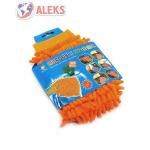 Варежка для уборки, двухсторонняя, микс, цвет, микрофибра