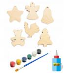 !Набор для творчества РАСКРАСЬ И ПОДАРИ Z20 светящиеся игрушки на елку